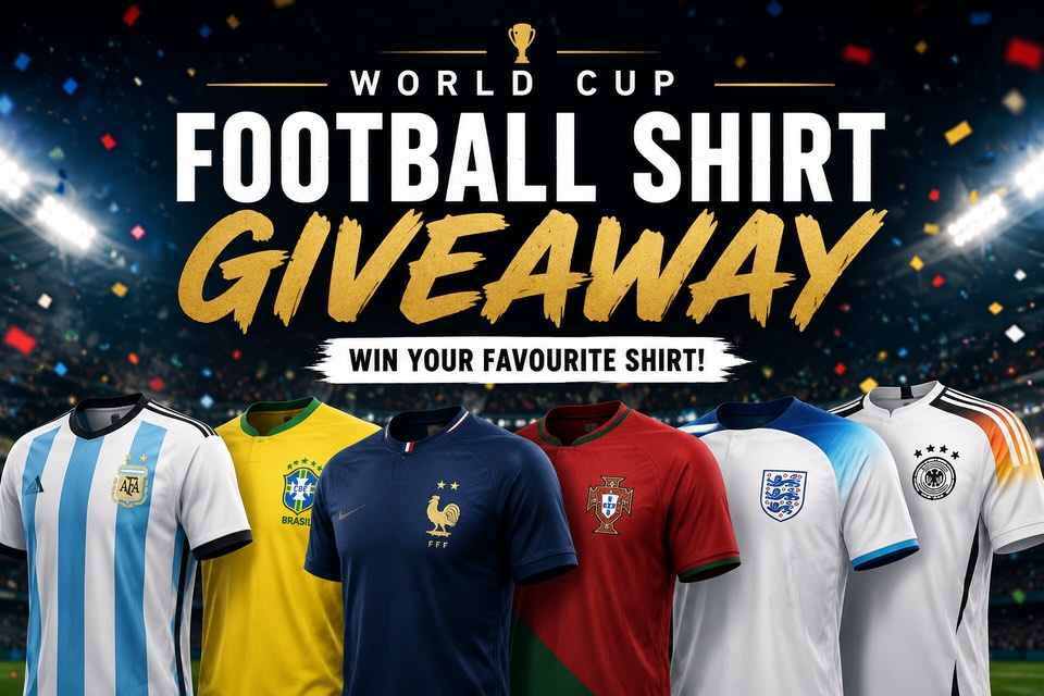 Win a Nike football shirt with WeDonate